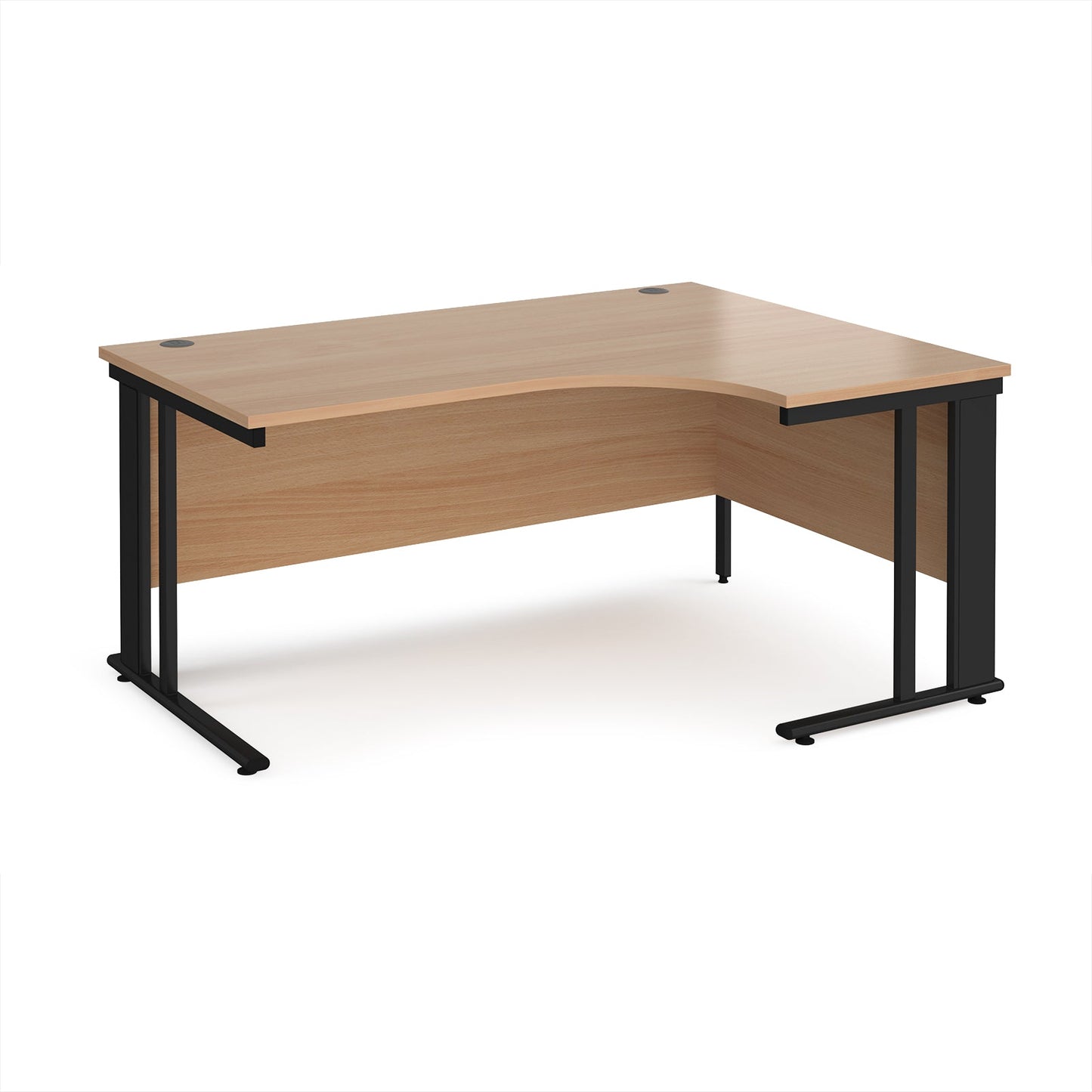 Maestro 25 cable managed right hand ergonomic desk