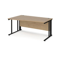 Maestro 25 cable managed left hand wave desk