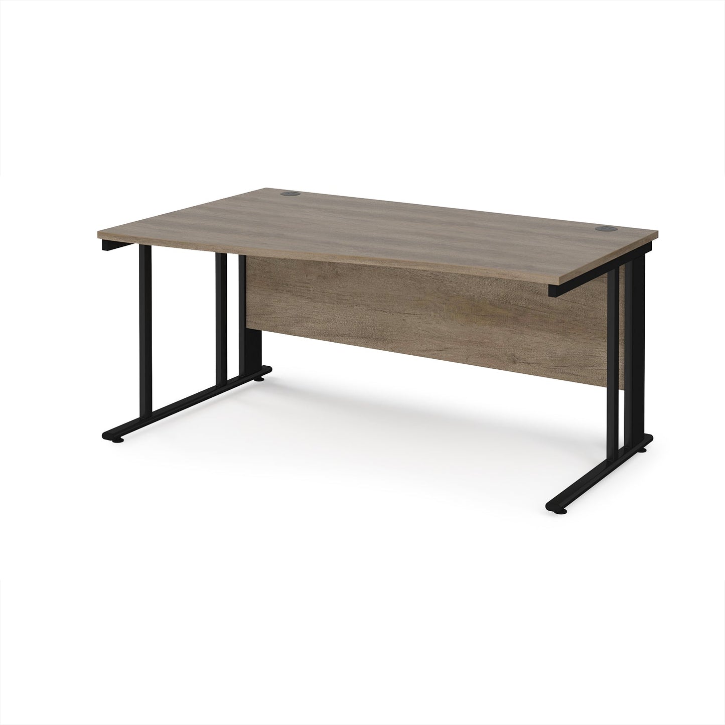 Maestro 25 cable managed left hand wave desk