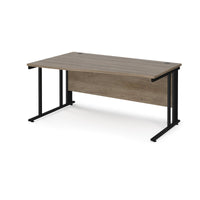 Maestro 25 cable managed left hand wave desk