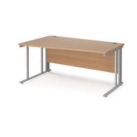 Maestro 25 cable managed left hand wave desk
