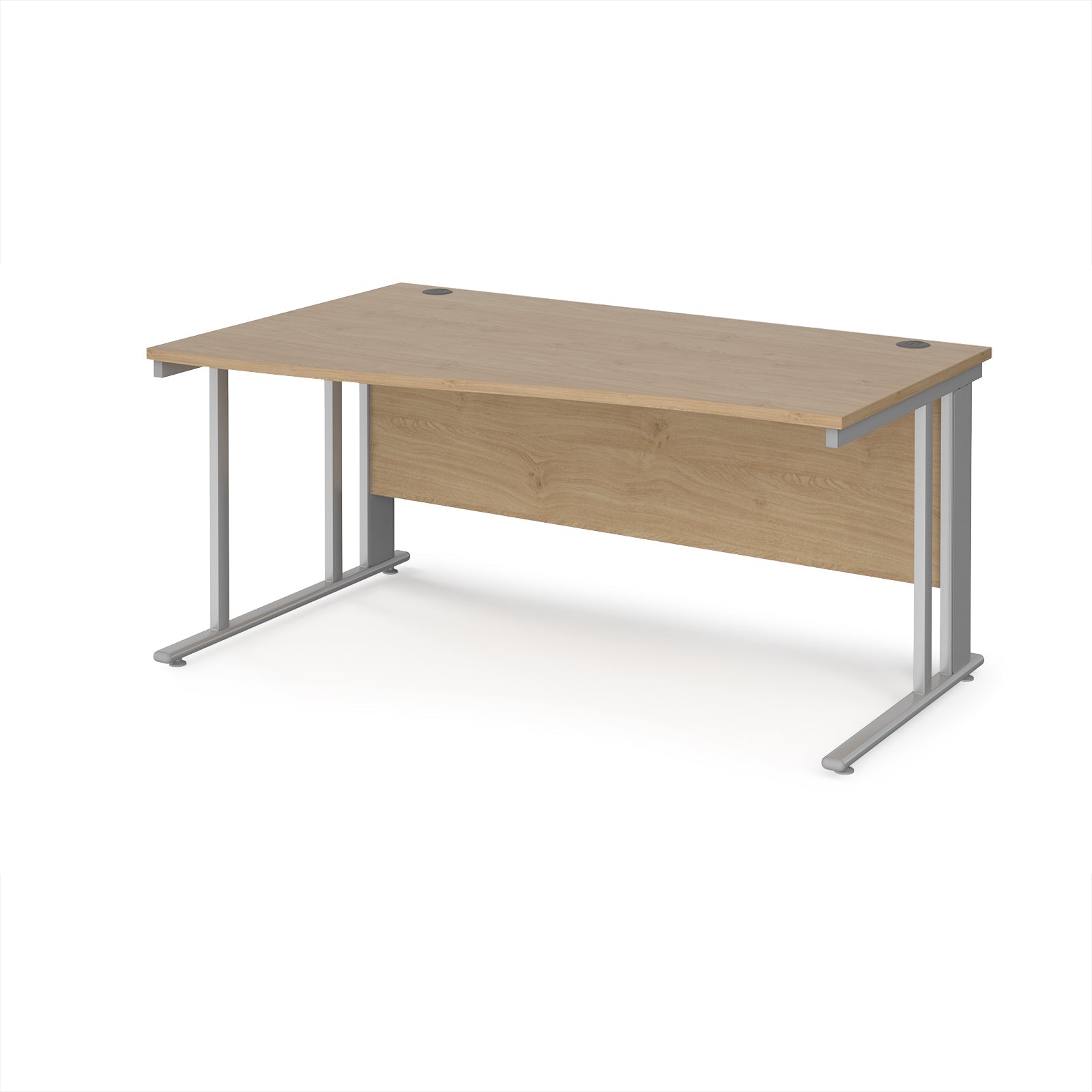 Maestro 25 cable managed left hand wave desk