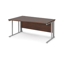 Maestro 25 cable managed left hand wave desk