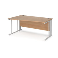 Maestro 25 cable managed left hand wave desk