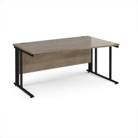 Maestro 25 cable managed right hand wave desk
