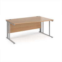 Maestro 25 cable managed right hand wave desk