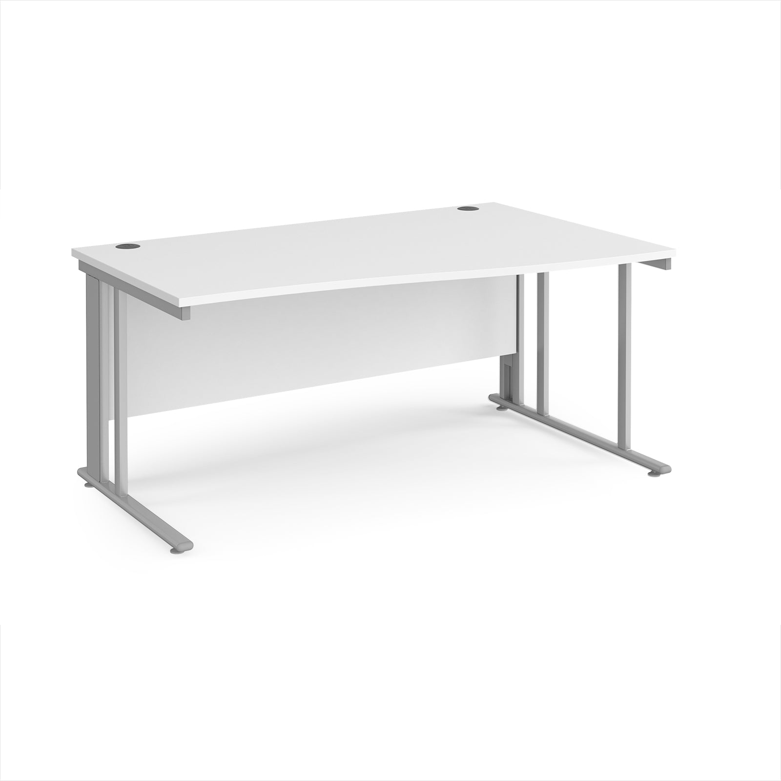 Maestro 25 cable managed right hand wave desk