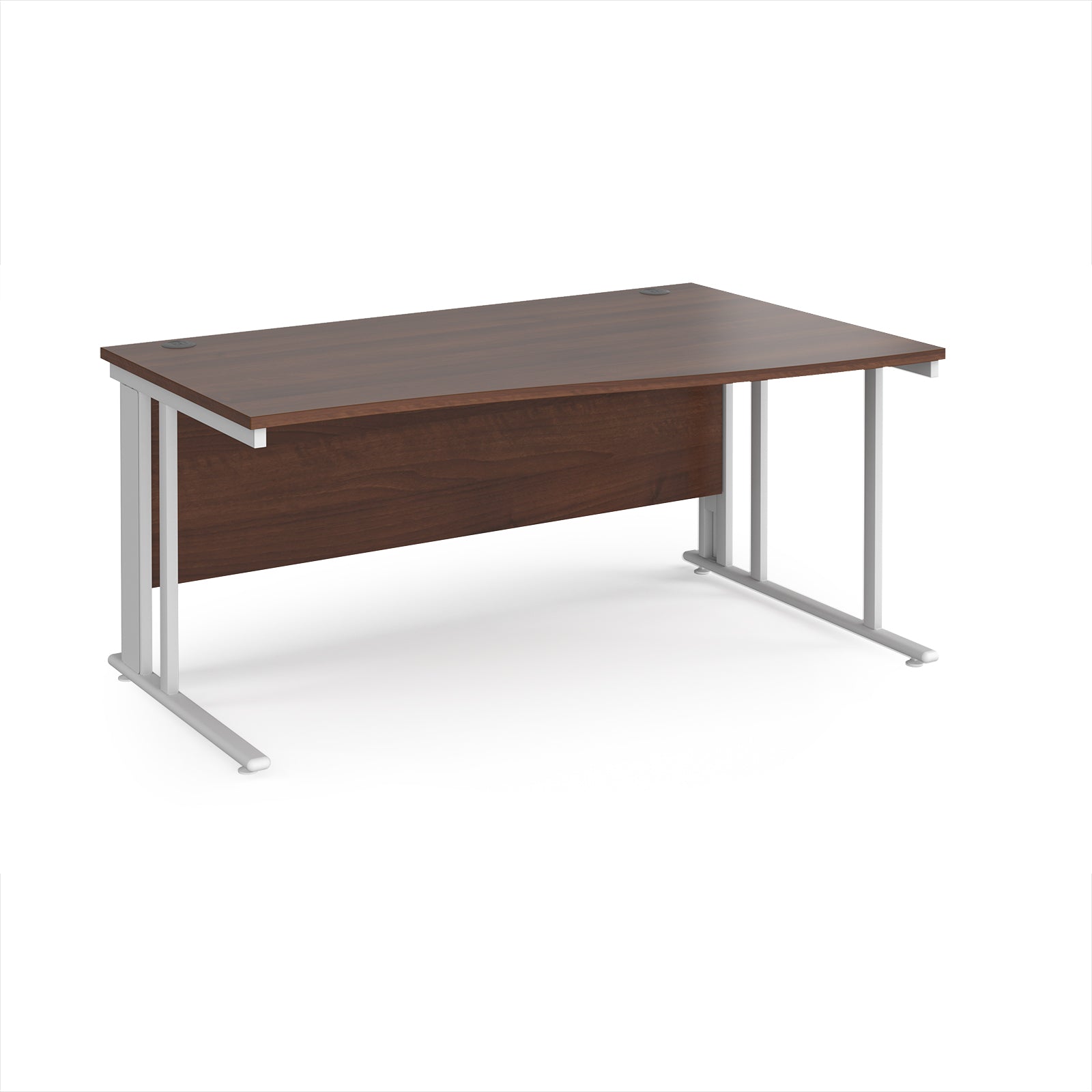 Maestro 25 cable managed right hand wave desk