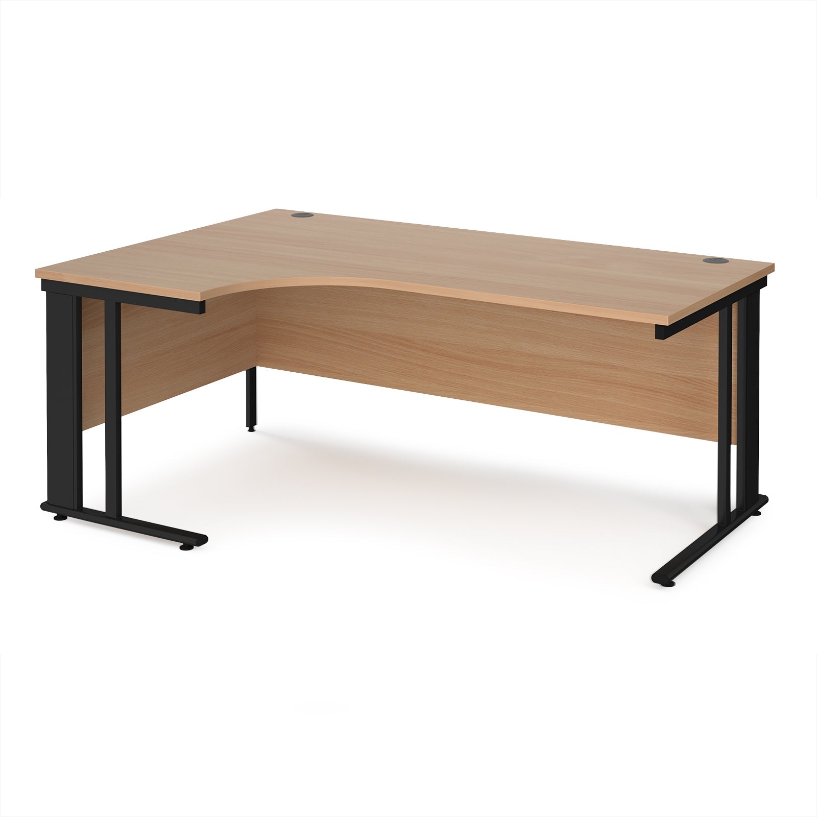 Maestro 25 cable managed left hand ergonomic desk