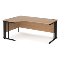 Maestro 25 cable managed left hand ergonomic desk