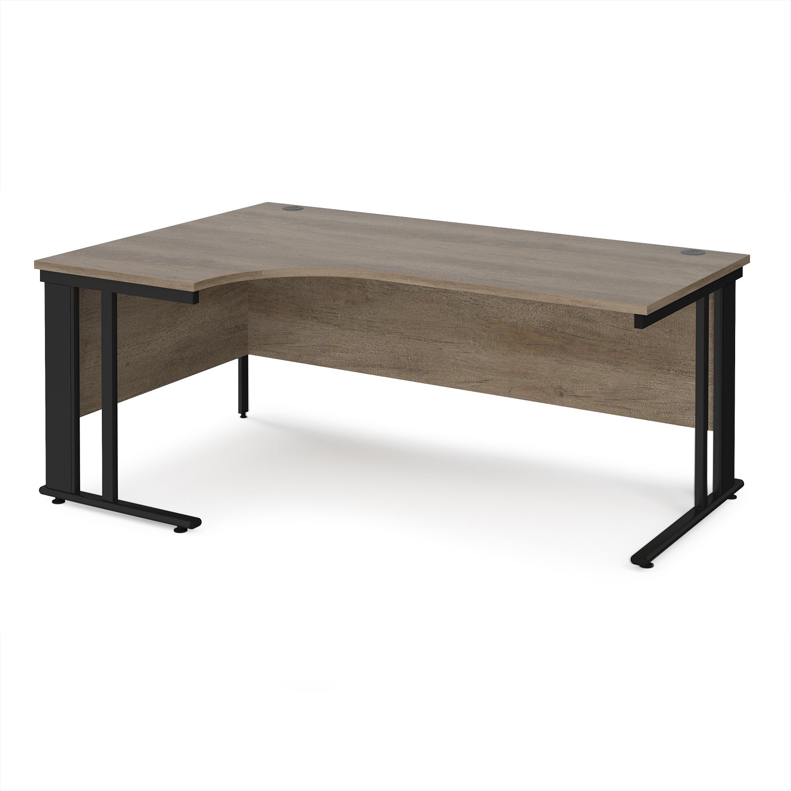 Maestro 25 cable managed left hand ergonomic desk