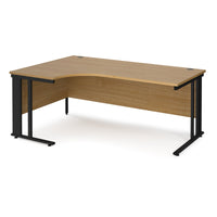Maestro 25 cable managed left hand ergonomic desk