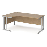 Maestro 25 cable managed left hand ergonomic desk