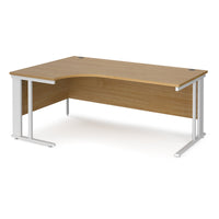Maestro 25 cable managed left hand ergonomic desk