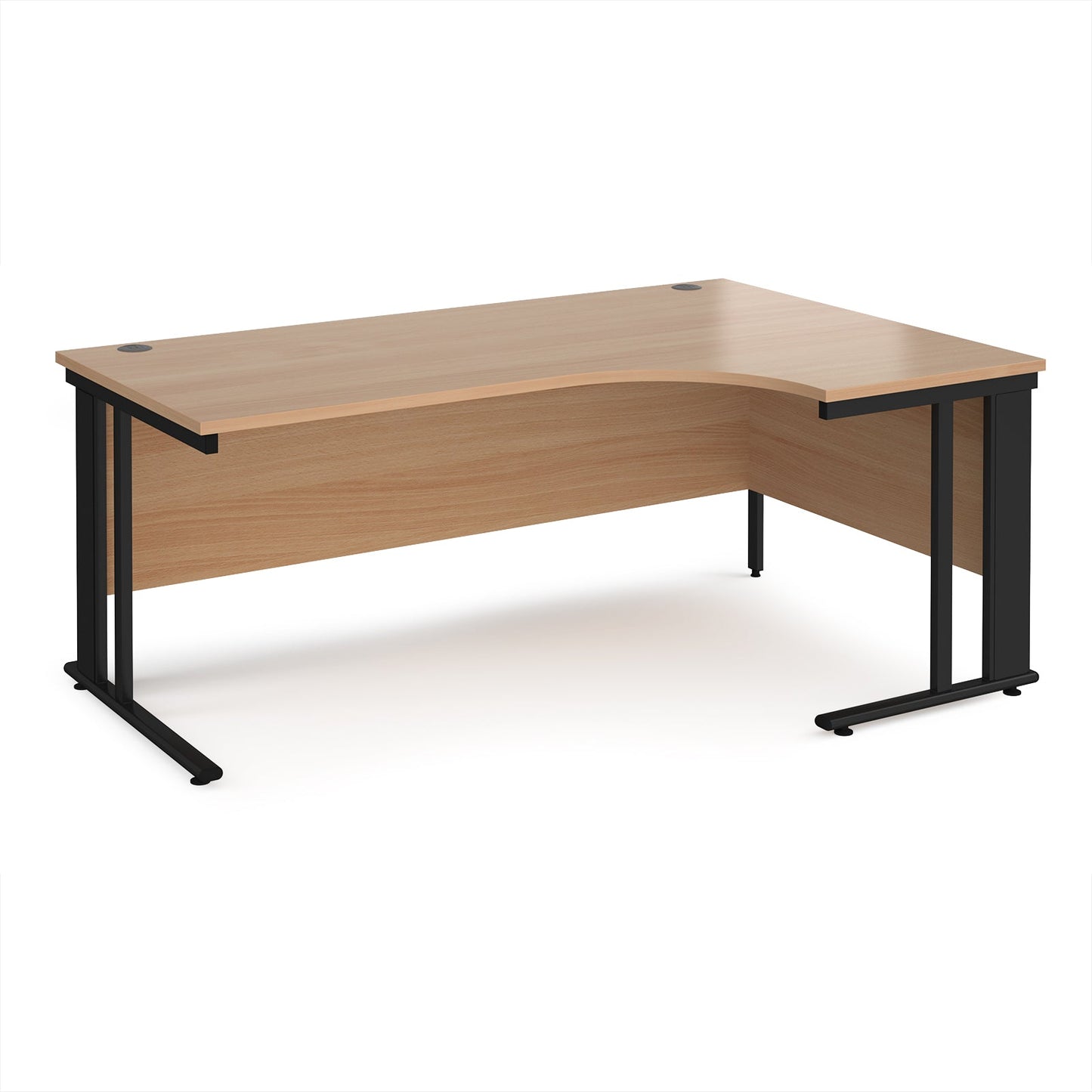 Maestro 25 cable managed right hand ergonomic desk
