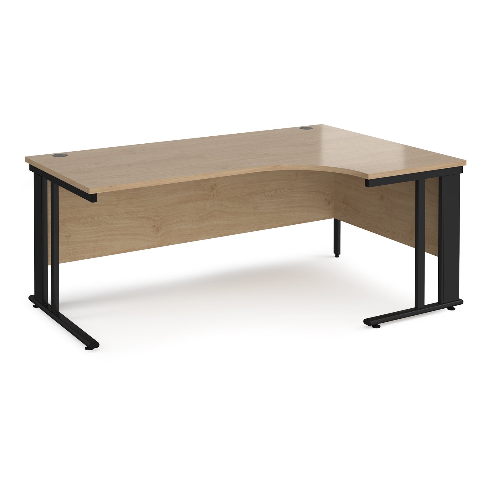 Maestro 25 cable managed right hand ergonomic desk