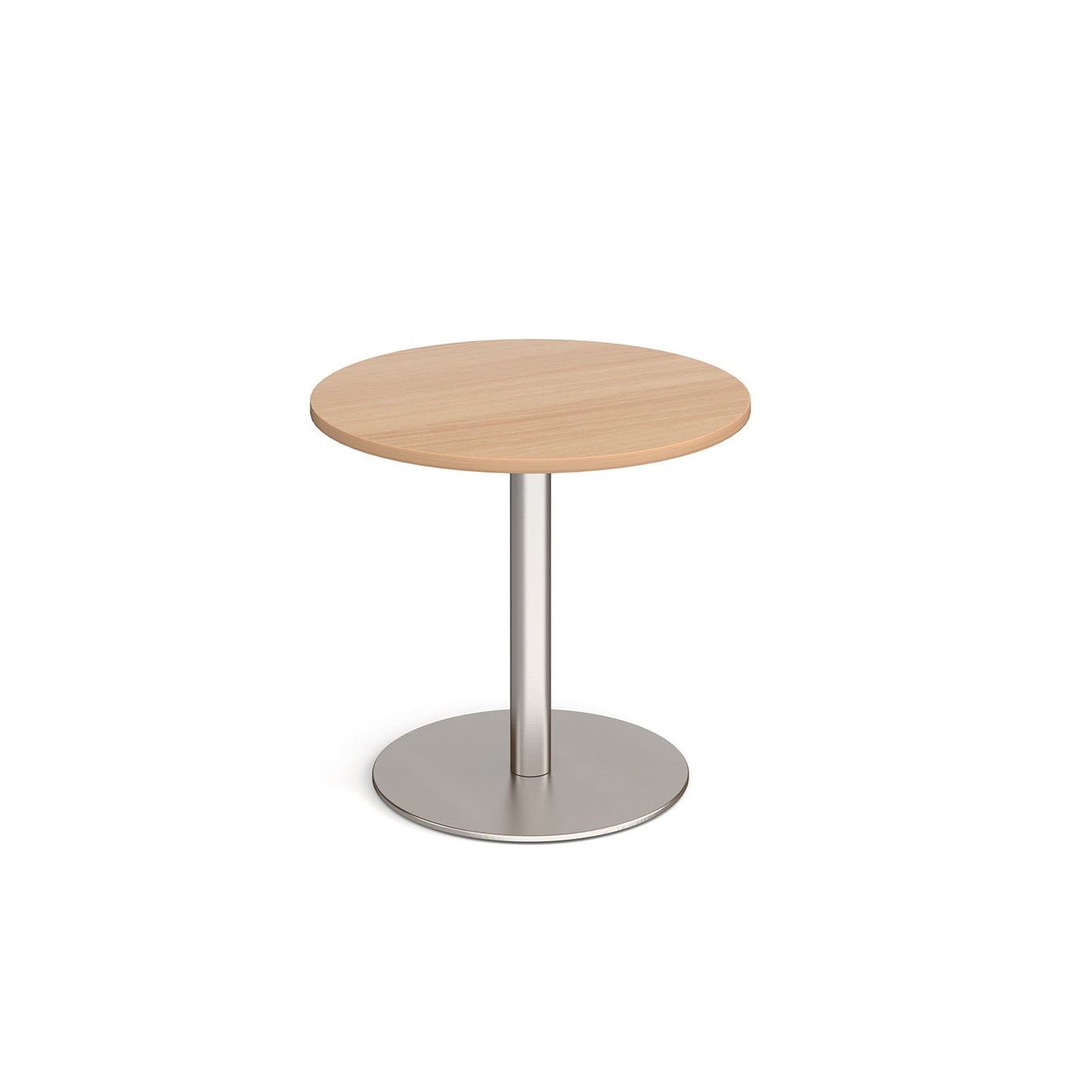 Monza circular dining table with flat round base