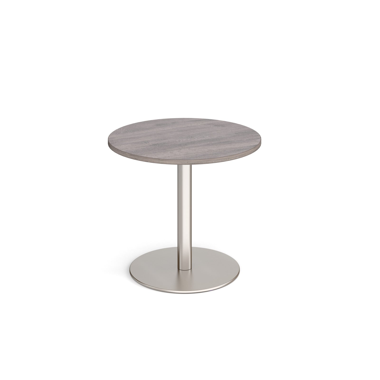 Monza circular dining table with flat round base