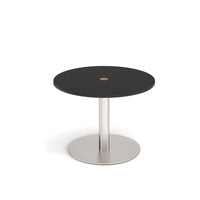 Monza circular power ready dining table