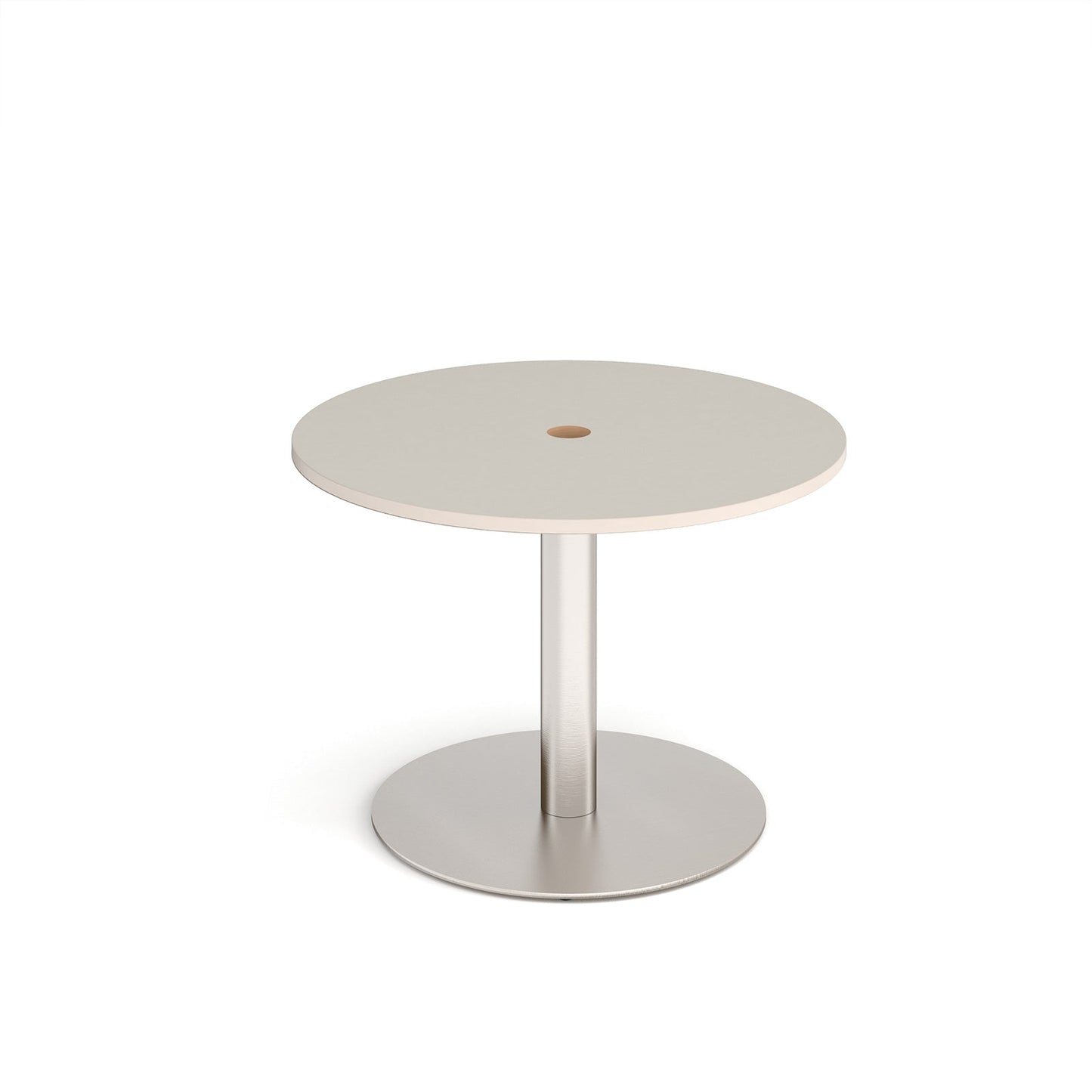 Monza circular power ready dining table