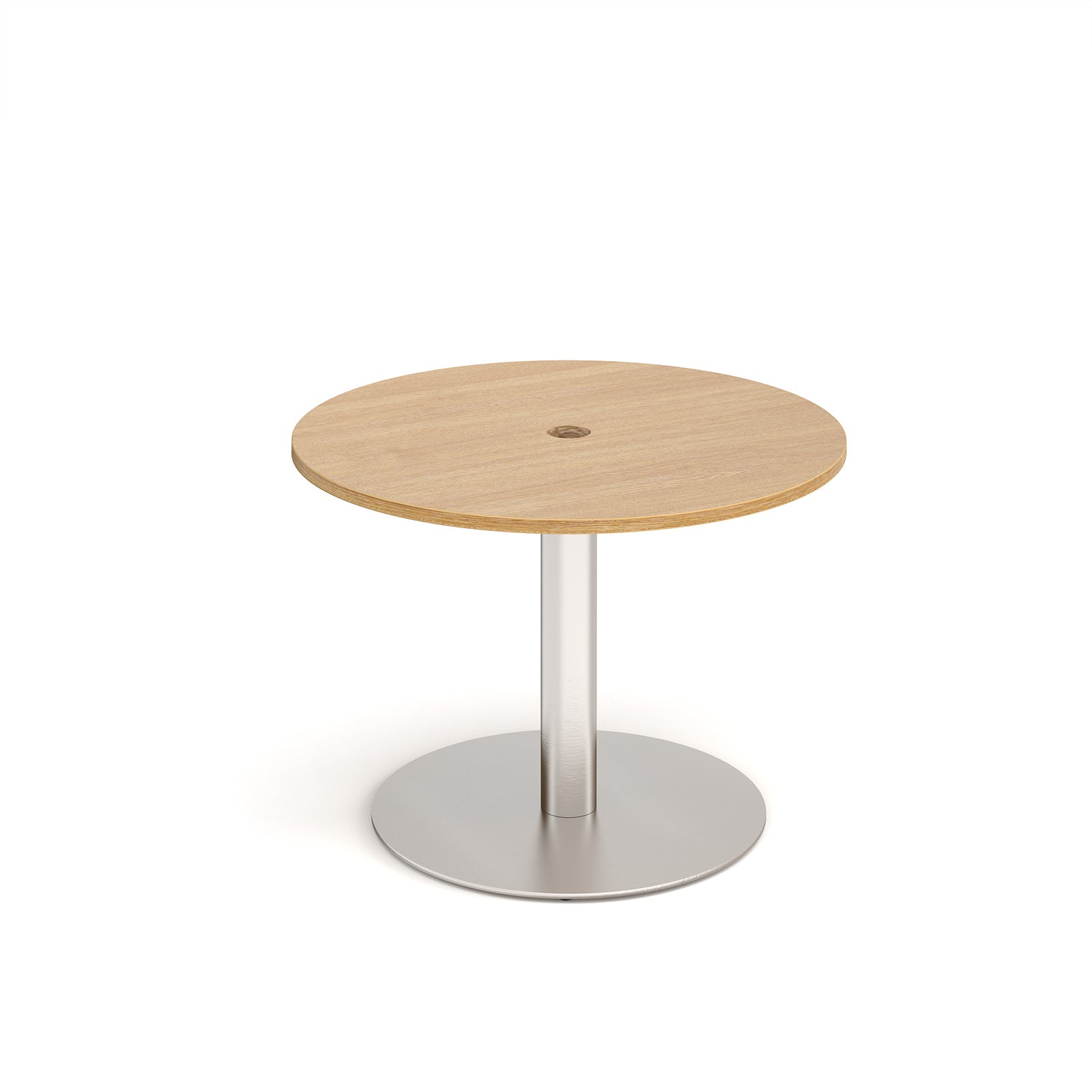 Monza circular power ready dining table