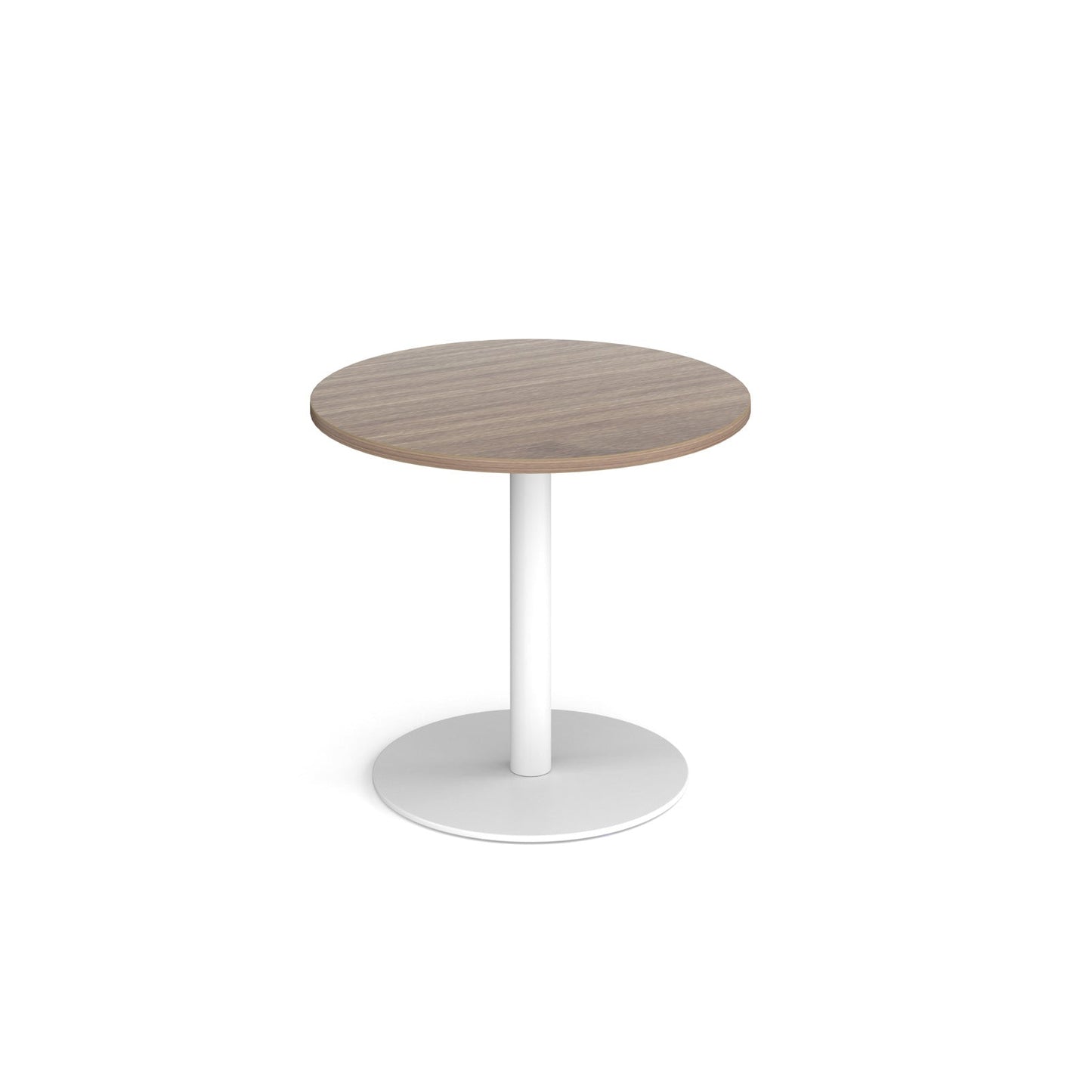Monza circular dining table with flat round base
