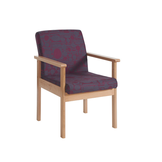 Meavy Wood Frame Arm Chair