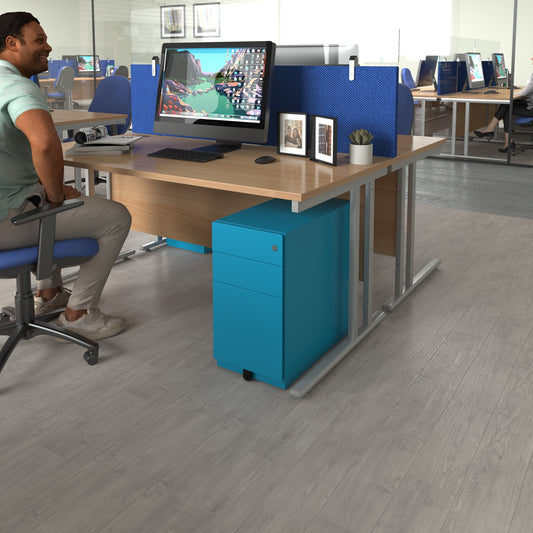 Bisley slimline steel pedestal