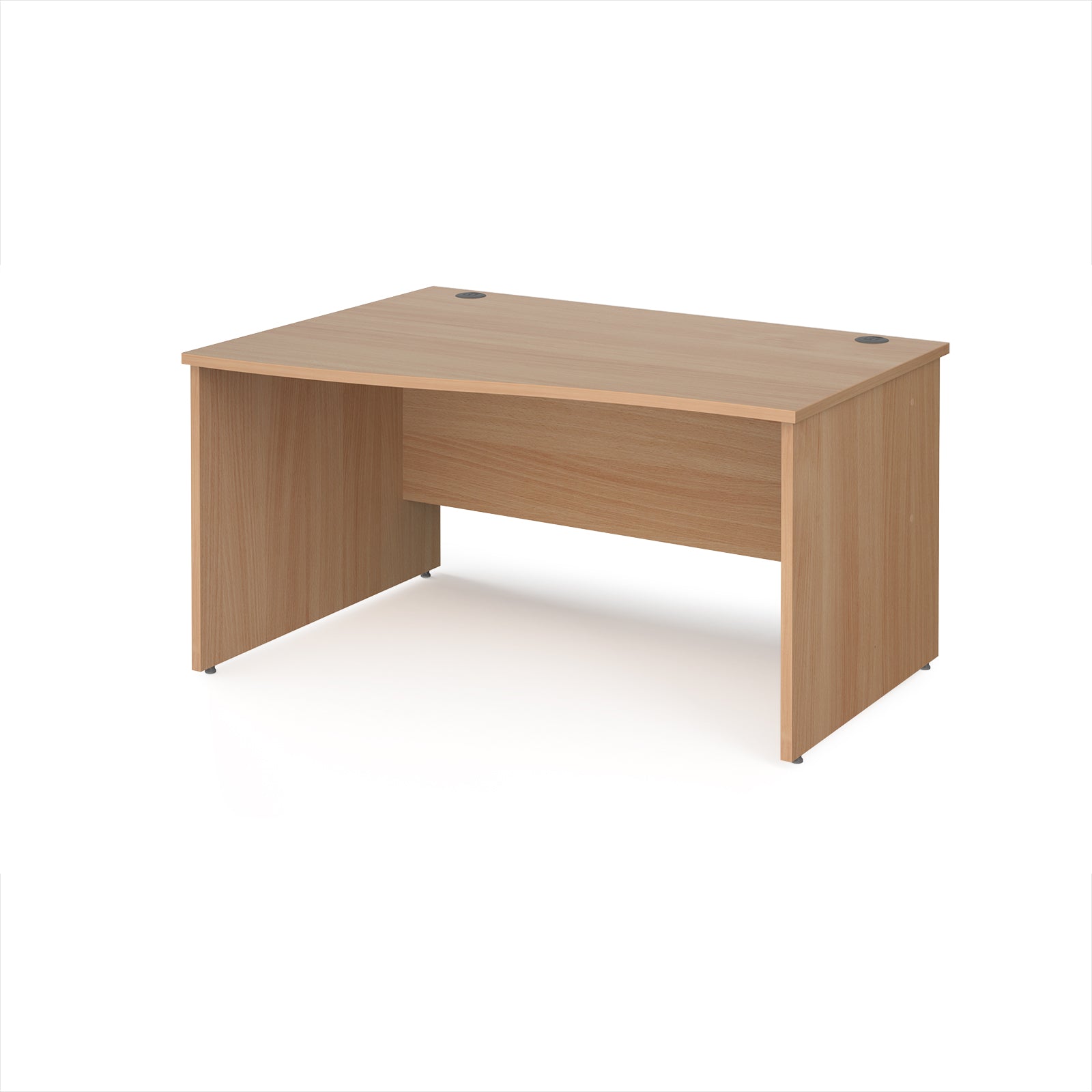 Maestro 25 panel end left hand wave desk