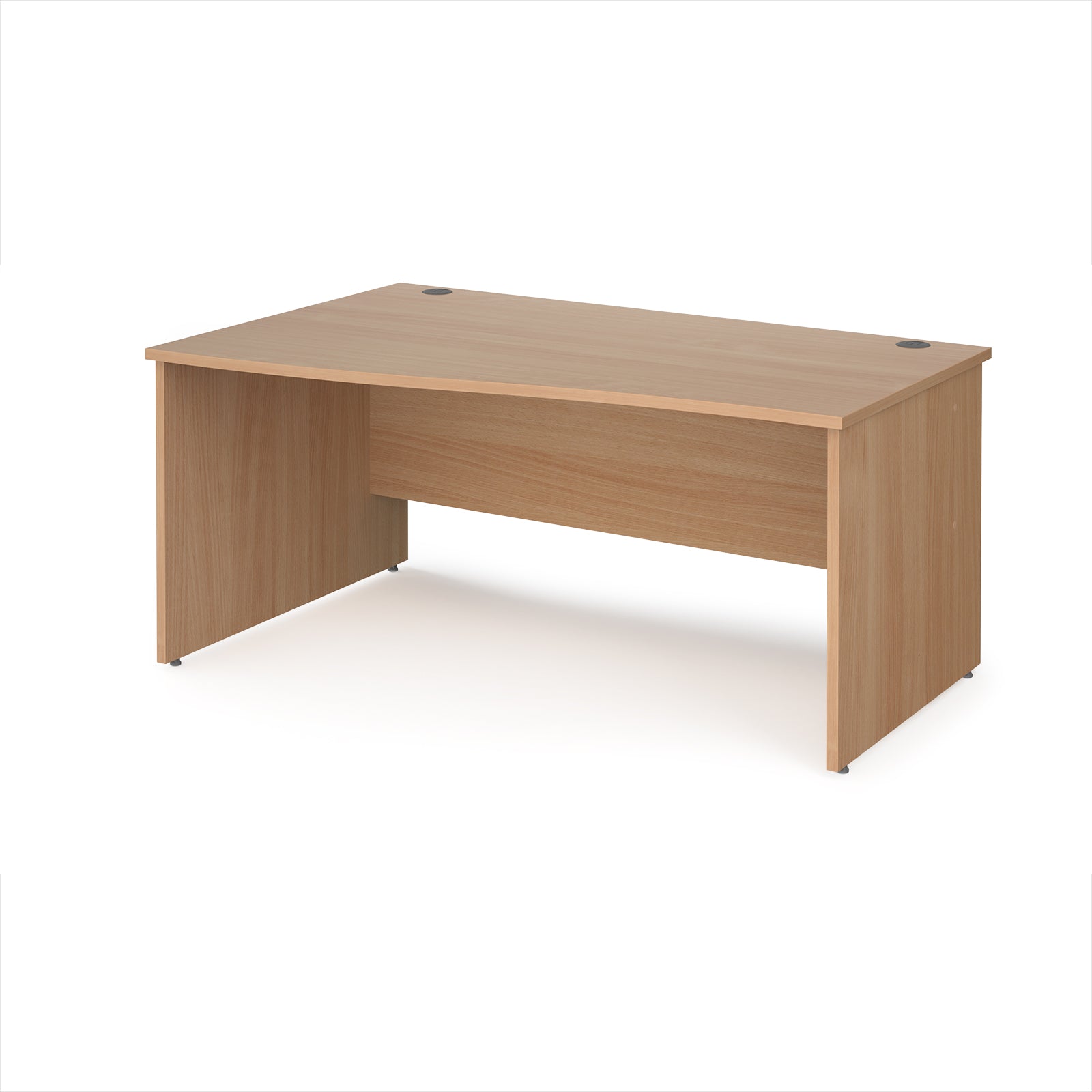 Maestro 25 panel end left hand wave desk
