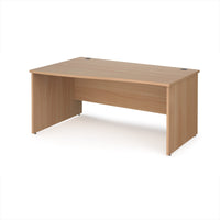 Maestro 25 panel end left hand wave desk