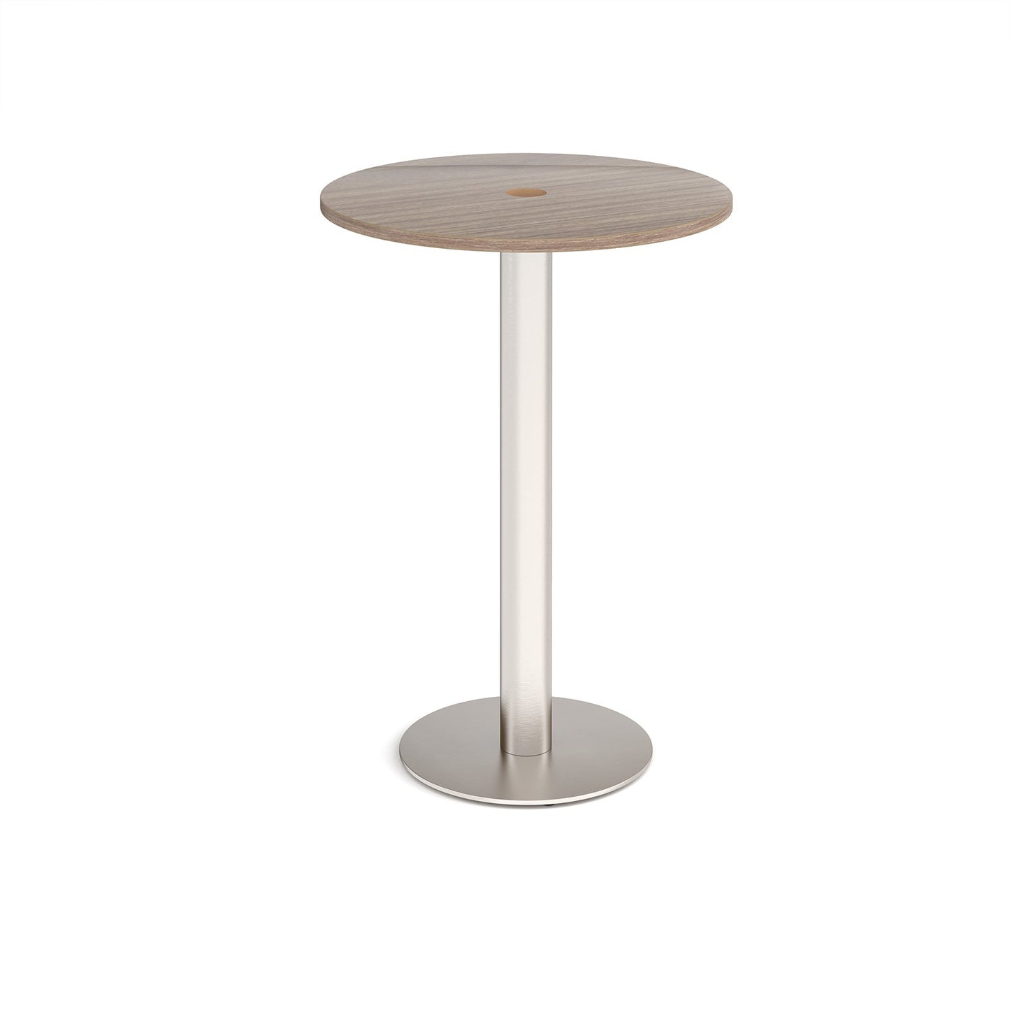Monza circular power ready poseur table