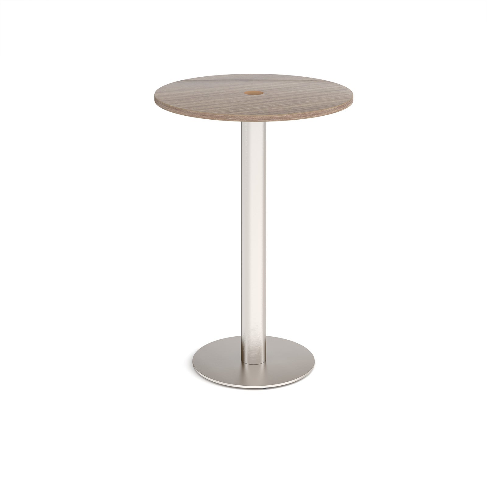 Monza circular power ready poseur table