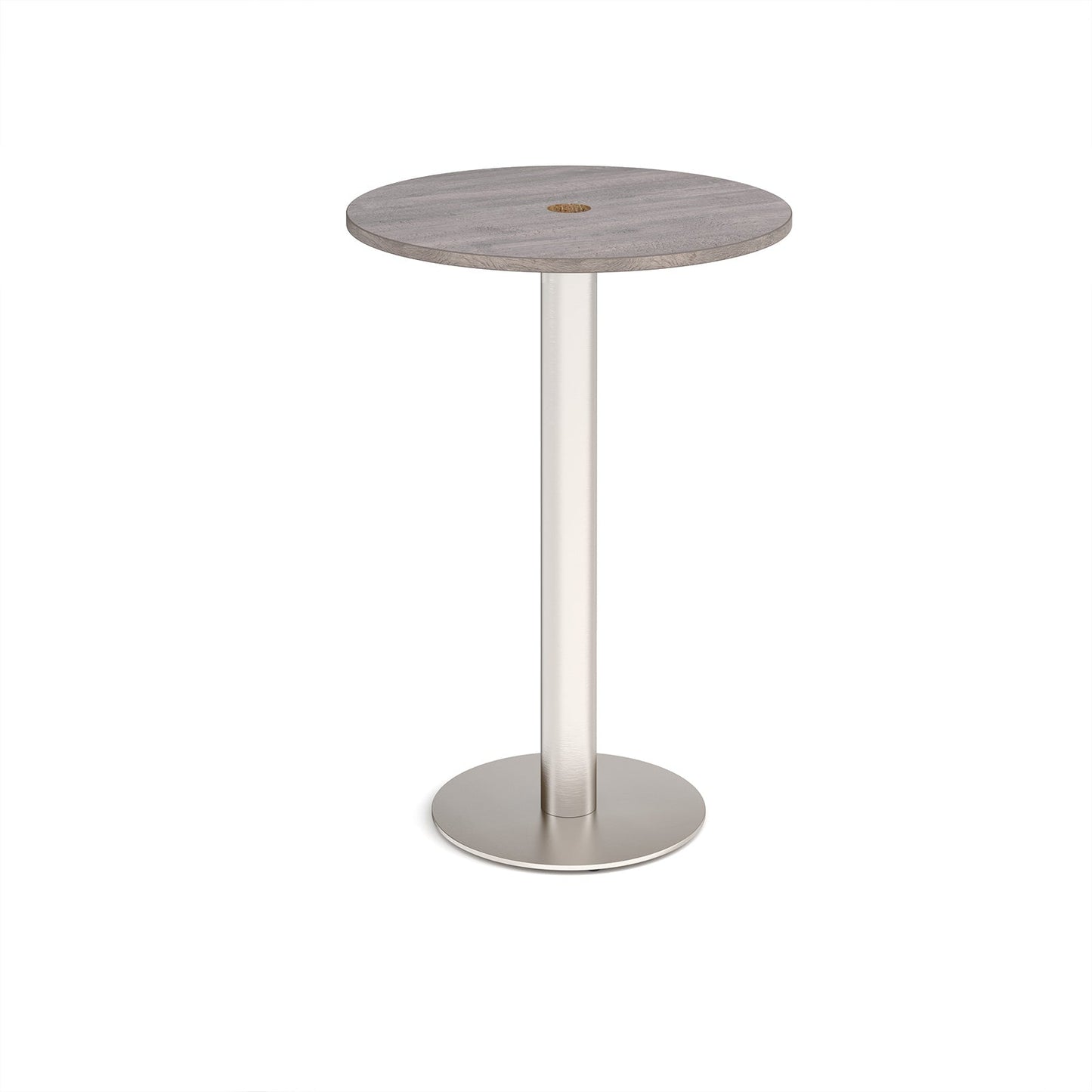 Monza circular power ready poseur table