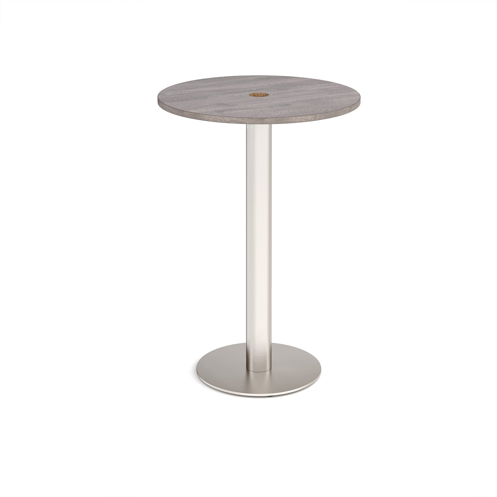 Monza circular power ready poseur table