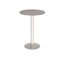 Monza circular power ready poseur table