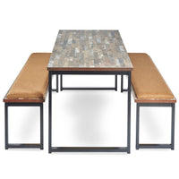 Otto low bench with seat pad