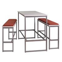 Otto Poseur high bench with seat pad