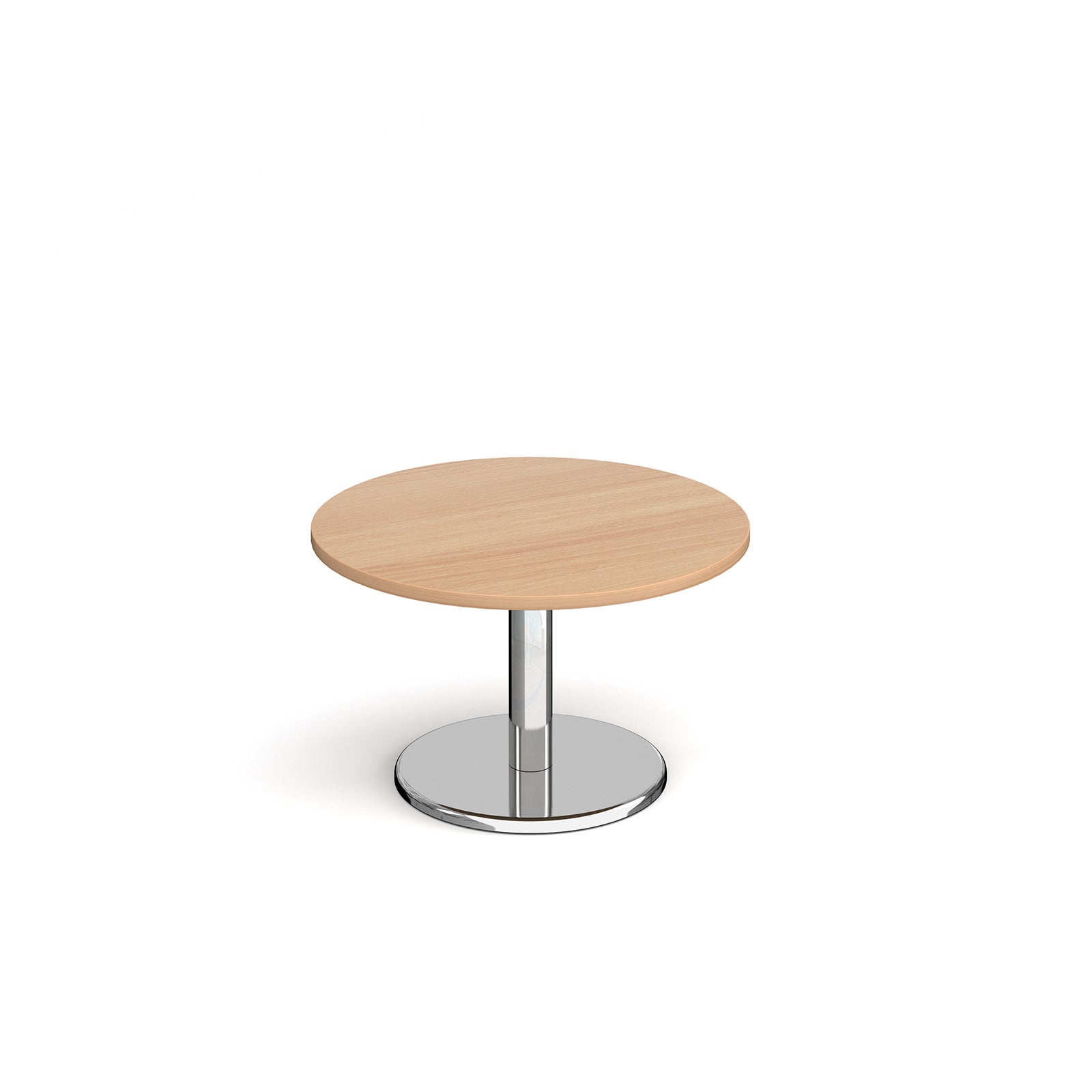 Pisa circular coffee table with round base