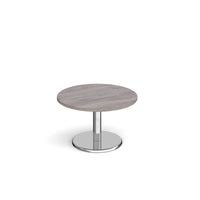 Pisa circular coffee table with round base