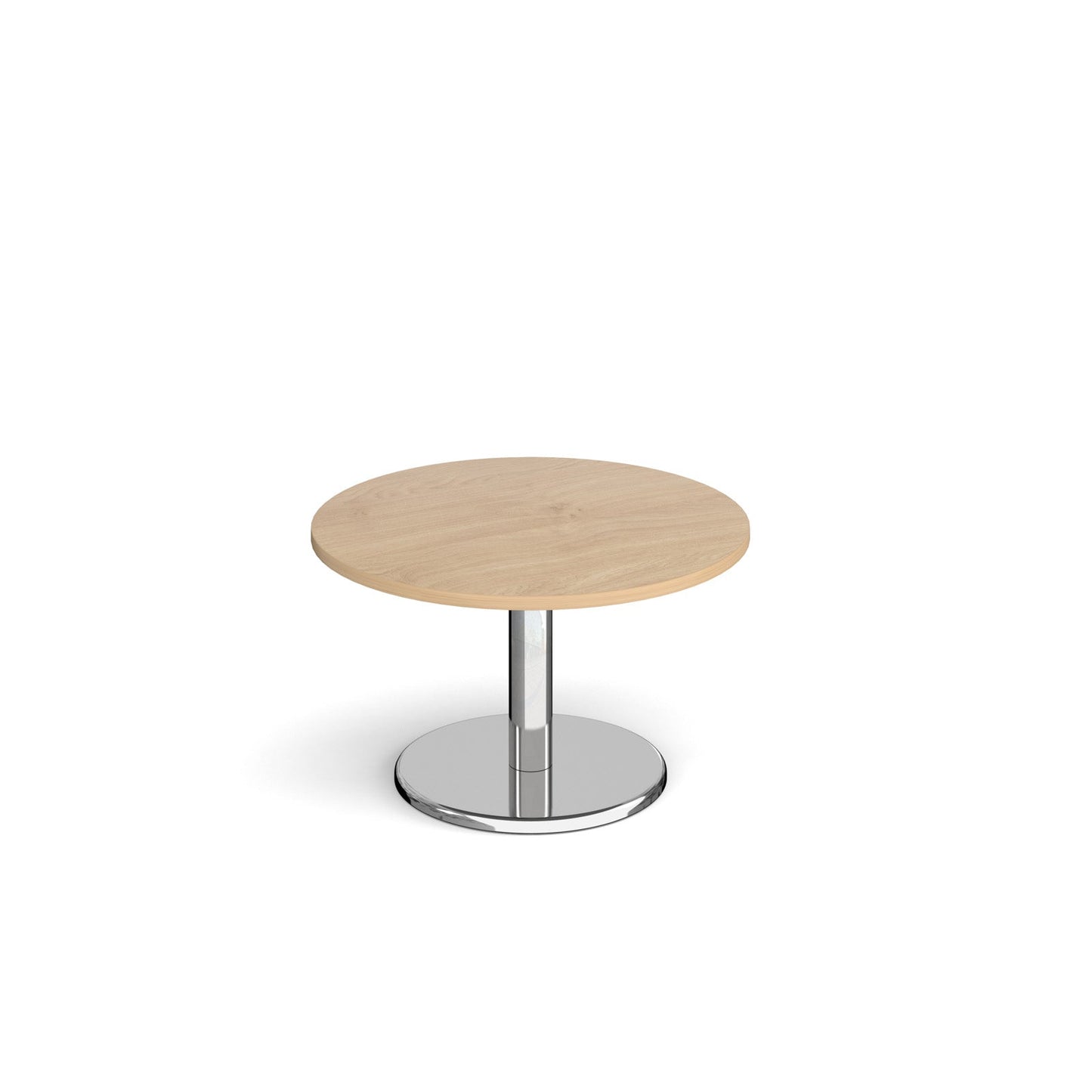 Pisa circular coffee table with round base