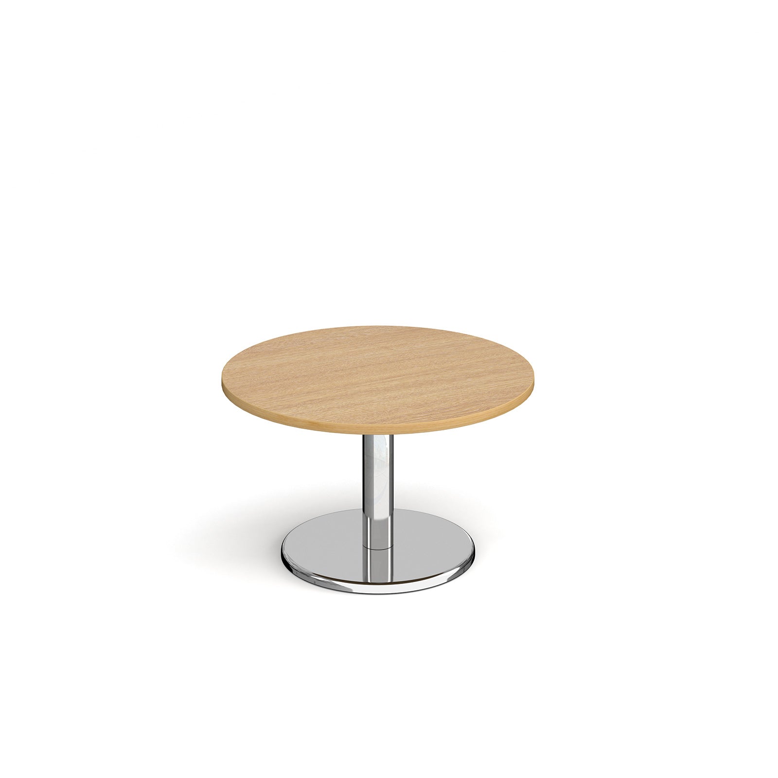 Pisa circular coffee table with round base