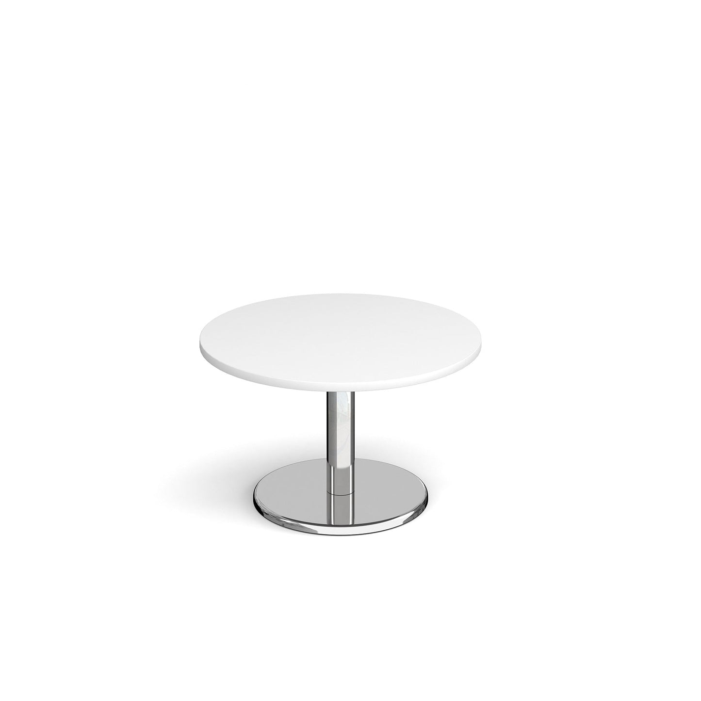 Pisa circular coffee table with round base