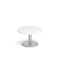 Pisa circular coffee table with round base