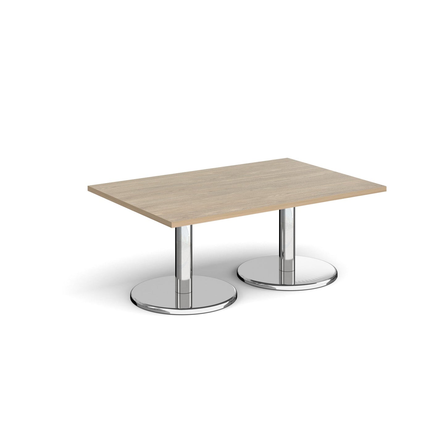 Pisa rectangular coffee table with round bases