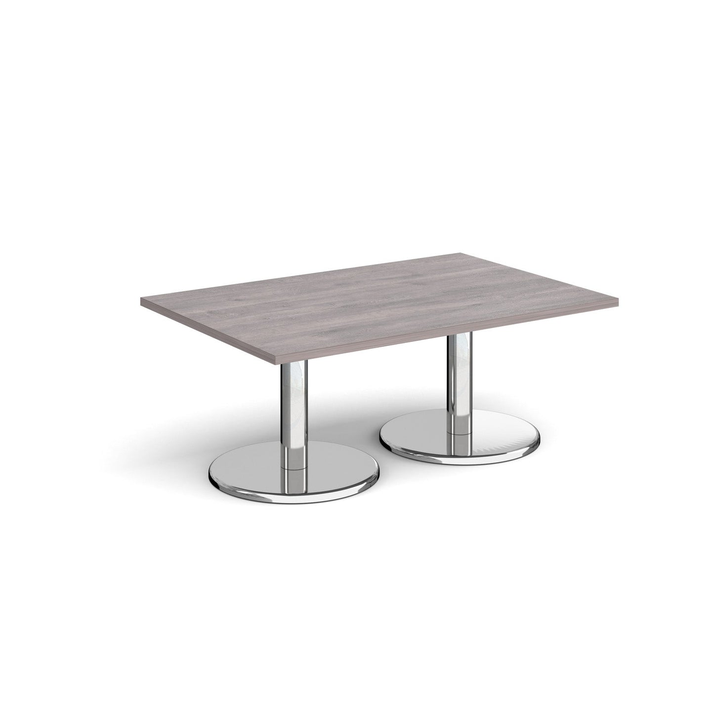 Pisa rectangular coffee table with round bases
