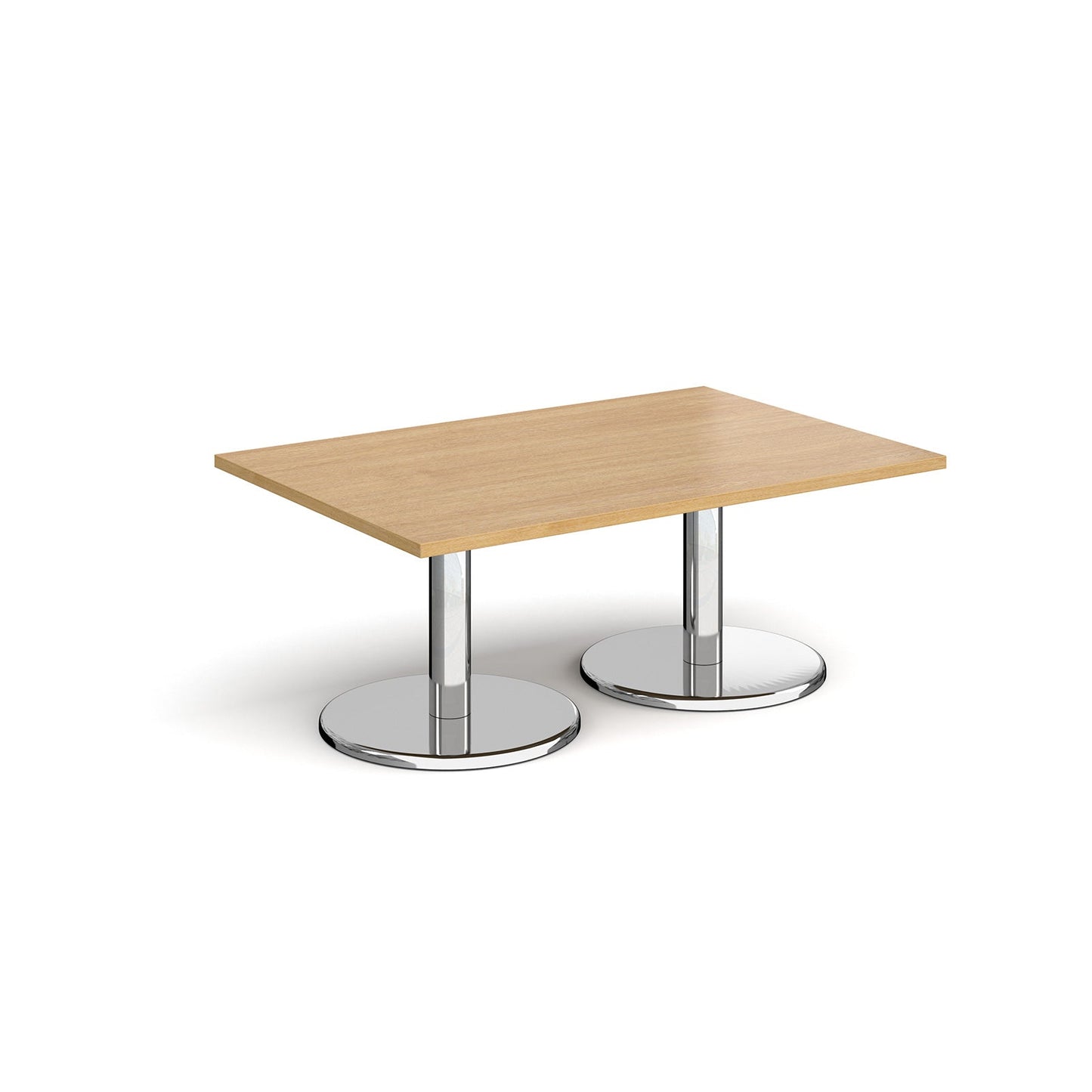 Pisa rectangular coffee table with round bases