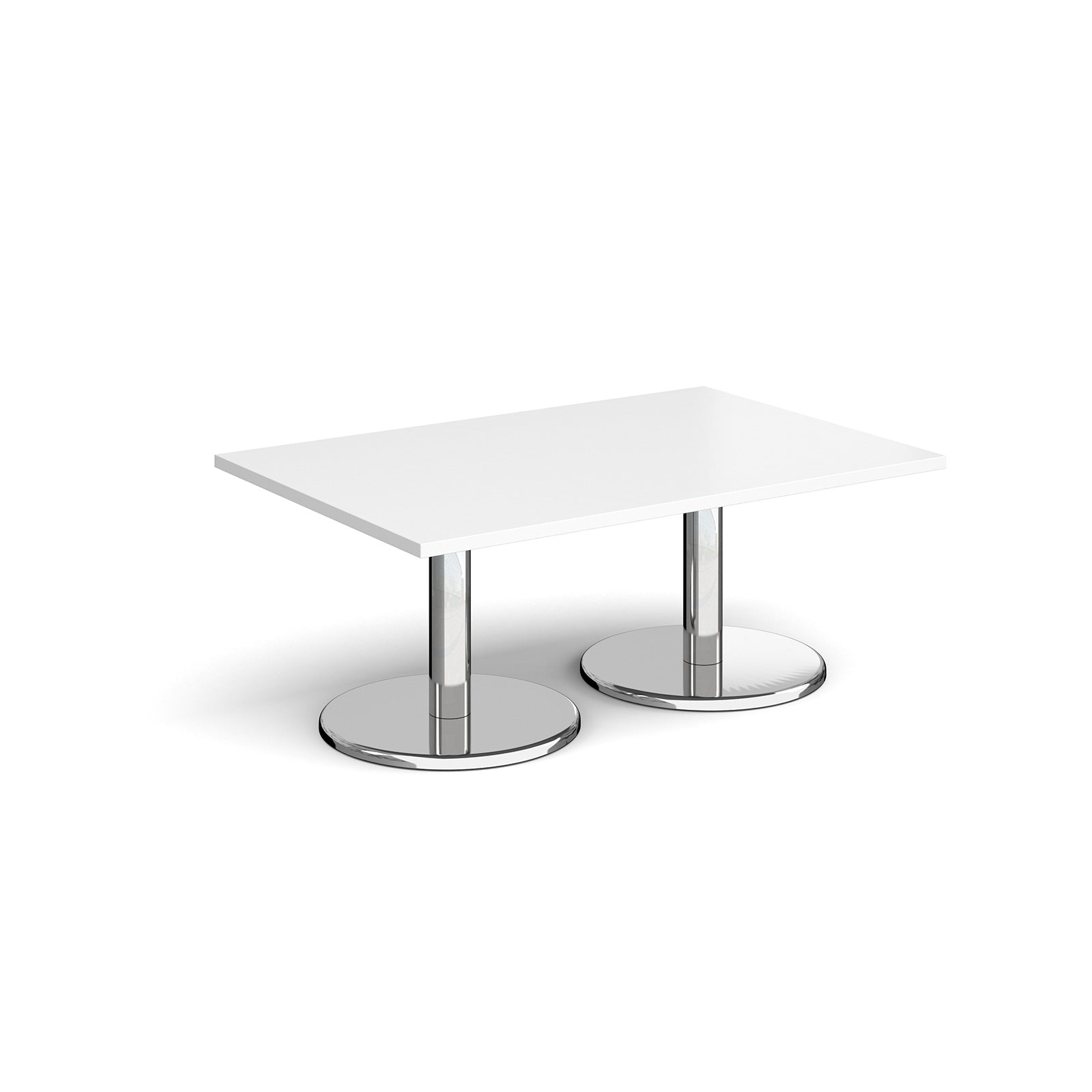 Pisa rectangular coffee table with round bases