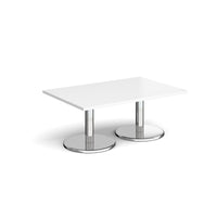 Pisa rectangular coffee table with round bases