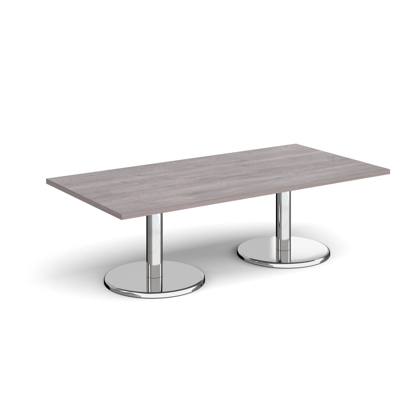 Pisa rectangular coffee table with round bases